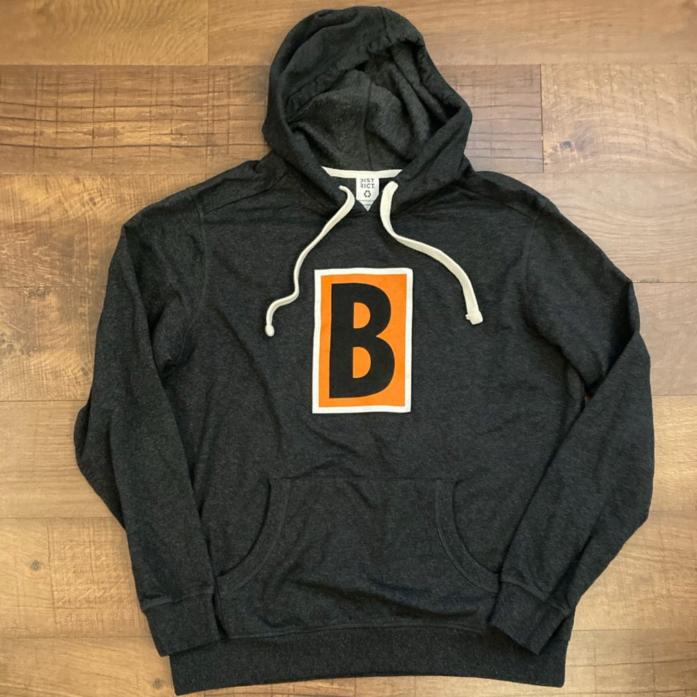BIGGBY Coffee Hoodie Hooded Sweatshirt Pullover Coffee Shop Unisex Size L